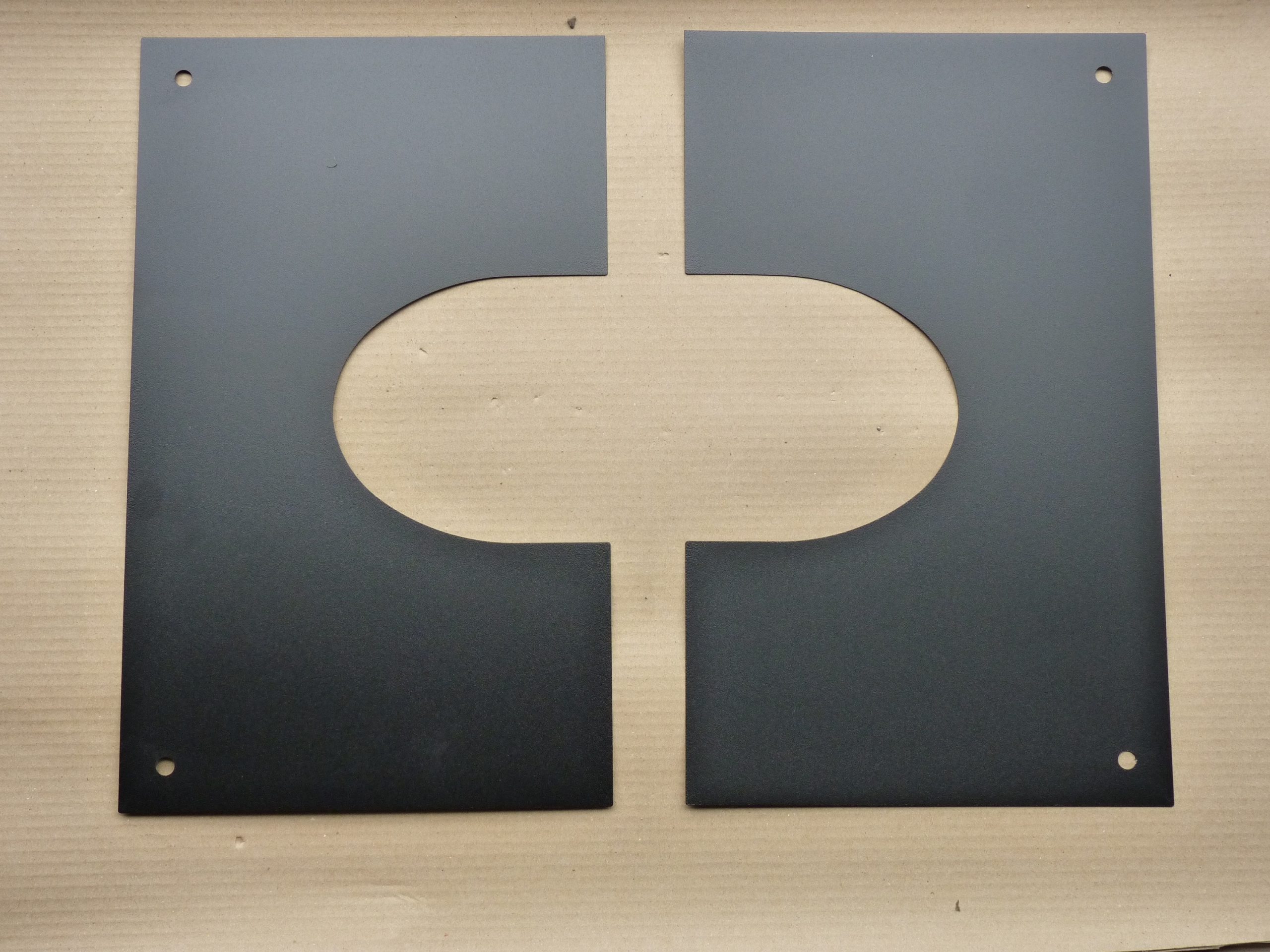 Plaque de finition pour plafond 30 à 45°
