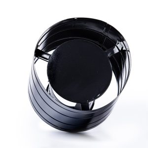 Chapeau de sortie de toit simple paroi anti vent inox diamètre 120 mm