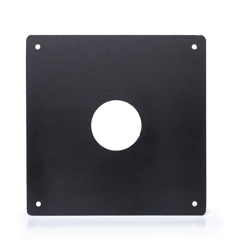 Plaque de finition de plafond pour tuyaux simple paroi de diamètre 80 mm
