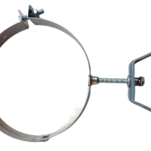 Collier de maintien tuyau poêle à pellets double paroi de diamètre 120 mm