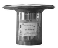 Raccord inox pour tubage Poujoulat Ø 150-230 mm