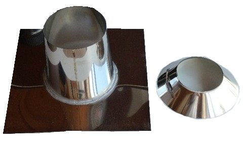 Solin de toit plat diamètre 80 mm