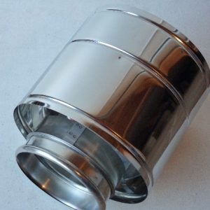 Chapeau anti vent pour gaine de poêle à granulés diamètre 80 mm