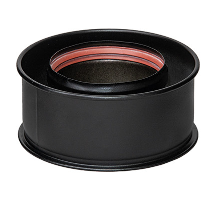 Tuyau en T 90° avec bouchon Double paroi isolé diamètre 80/130 mm